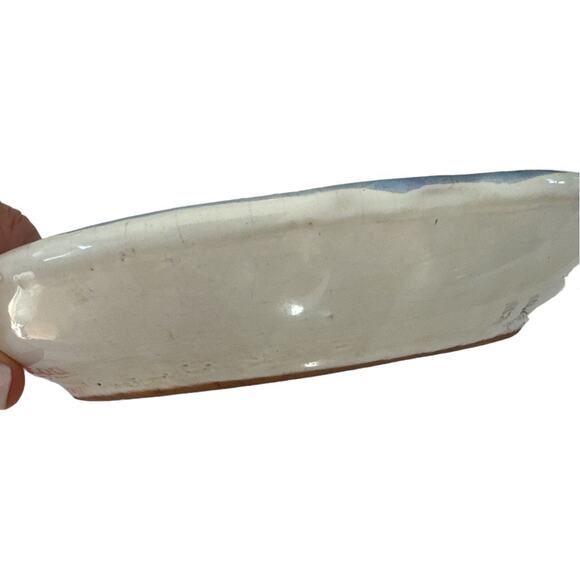 La Musa Italy Bright Colored Hand Painted Pottery Bowl 7”X4” - Picture 6 of 9